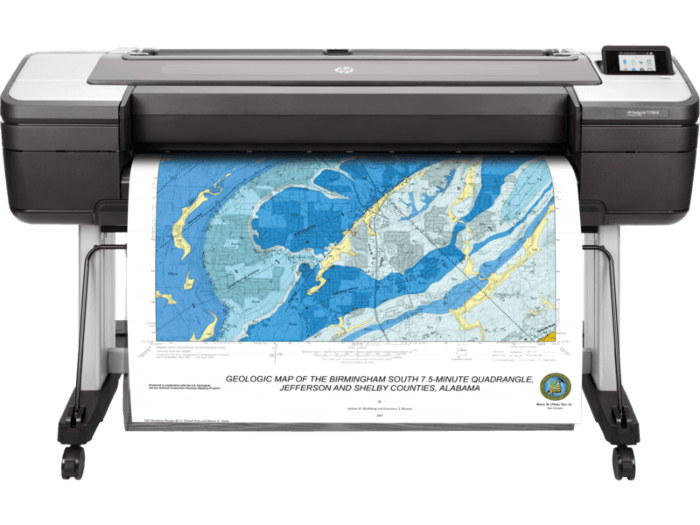 HP DesignJet T1700dr 44-in Postscript Printer (1VD88A)