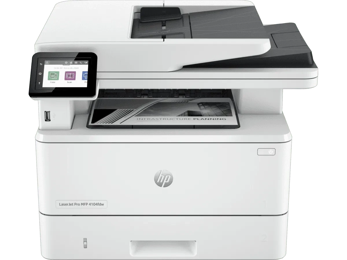 HP LaserJet Pro MFP 4104fdw Printer