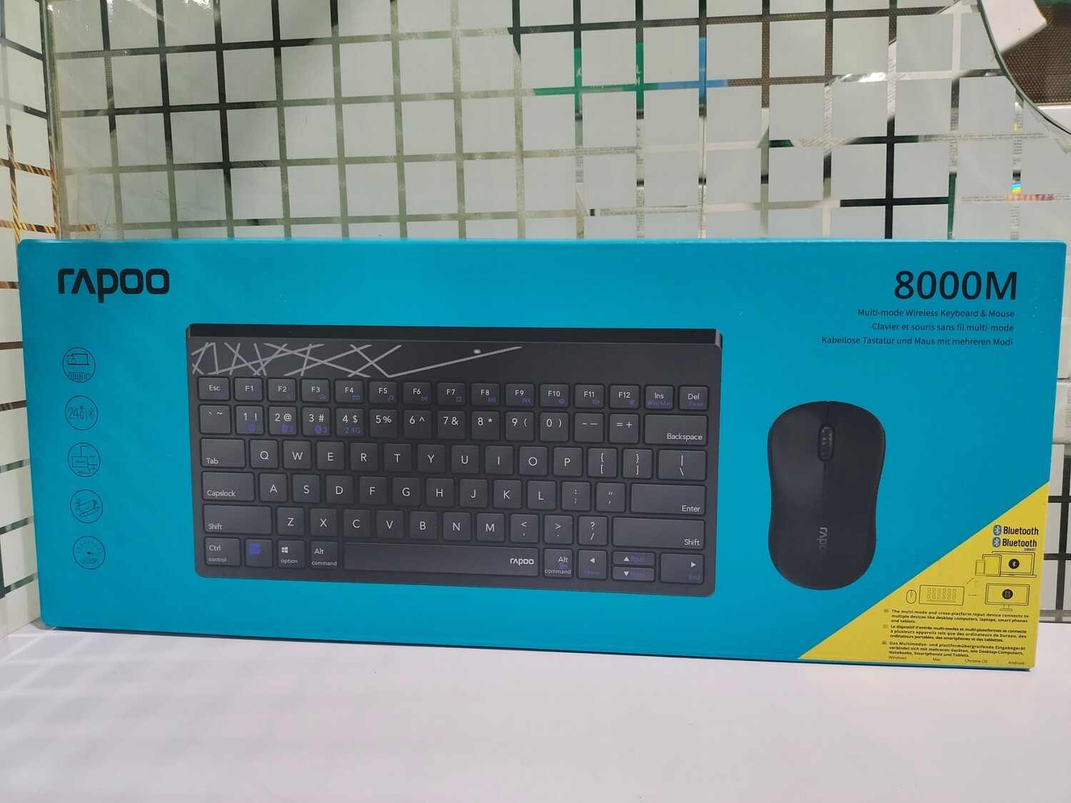 Rapoo 8000M Multi-Mode Keyboard and Mouse