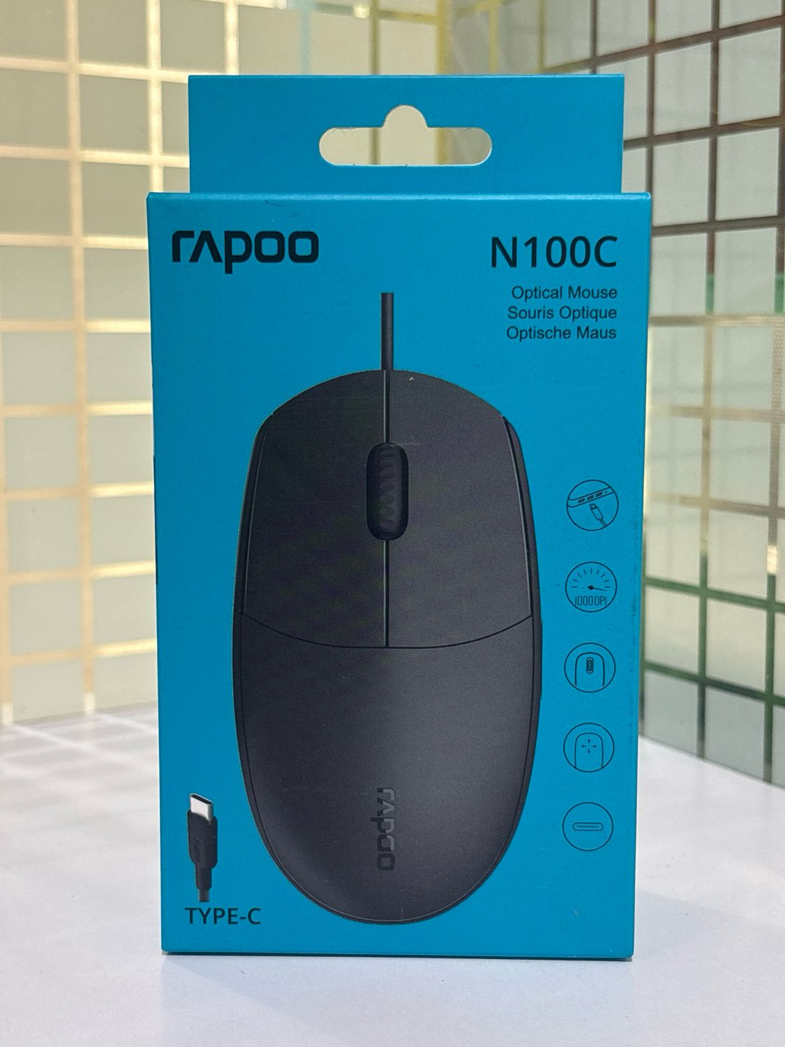Rapoo N100C Type-C Wired Mouse