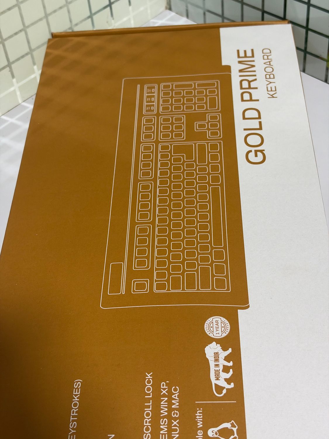 TVS Gold Prime Bharat Dust Resistant Keyboard